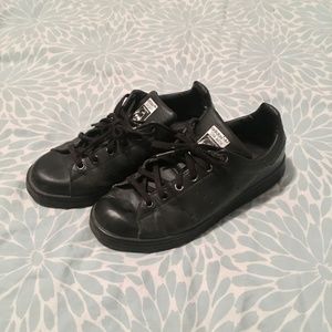 Adidas Stan Smith women's black sneakers size 6.5